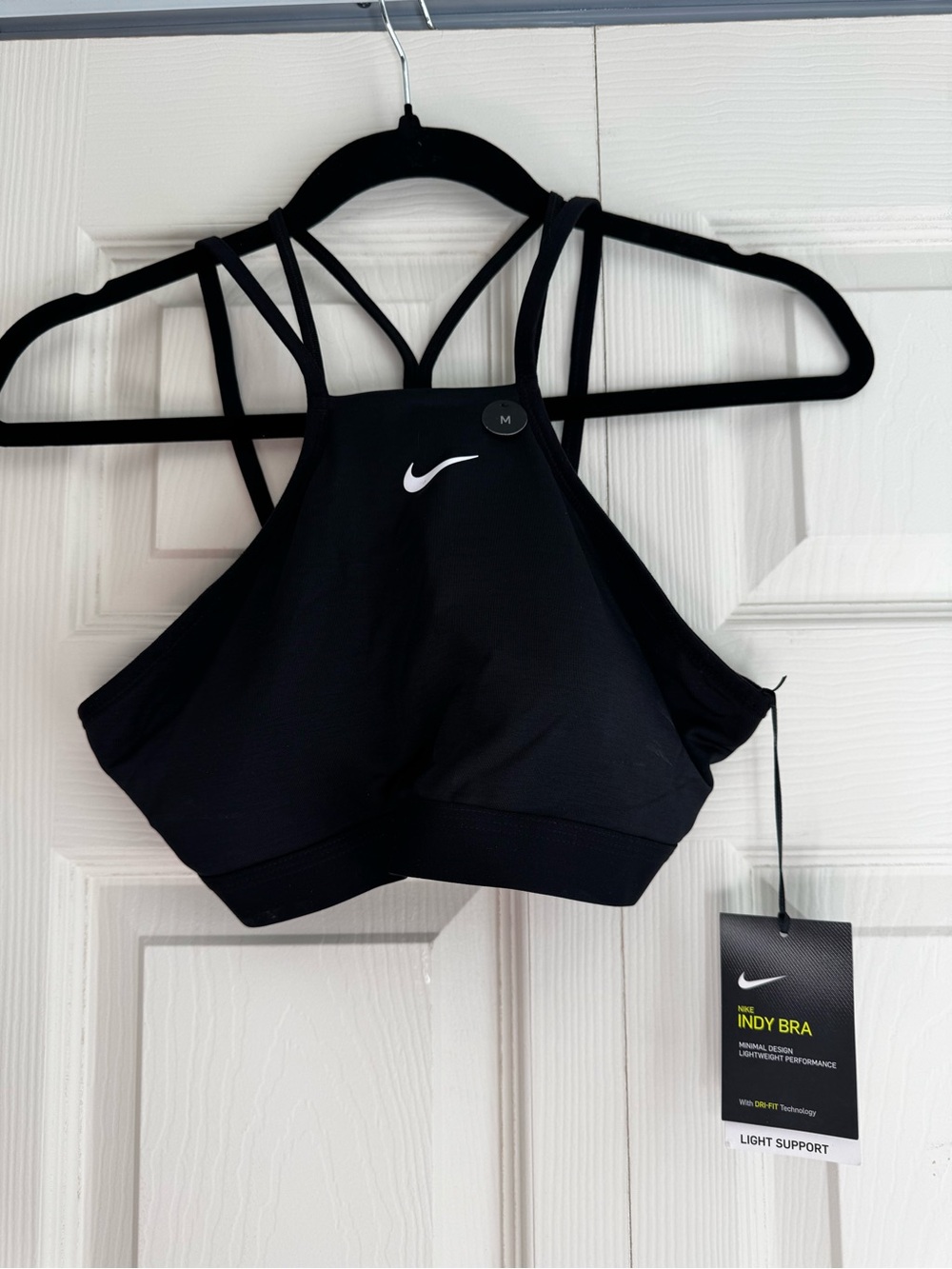 (NWT) Nike Women's Indy Light Support Sports Bra - Black